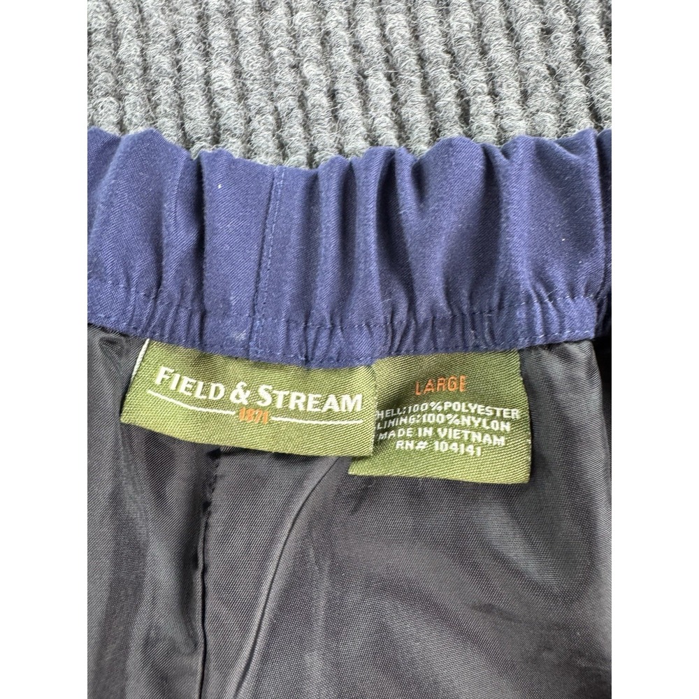 Field Stream Hydro Suit Jacket Medium Blue Outdoor Hunting Rain Pants Large - Picture 8 of 16